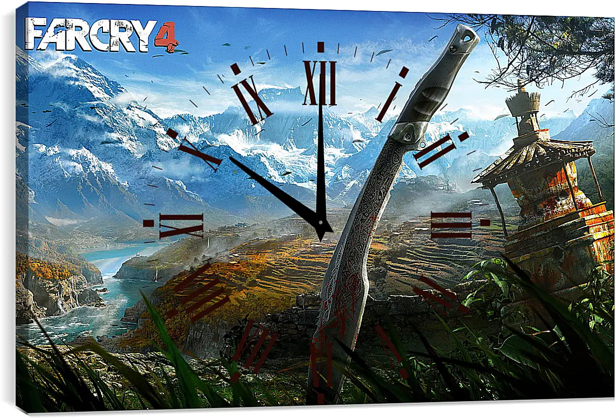 Часы картина - Far Cry 4