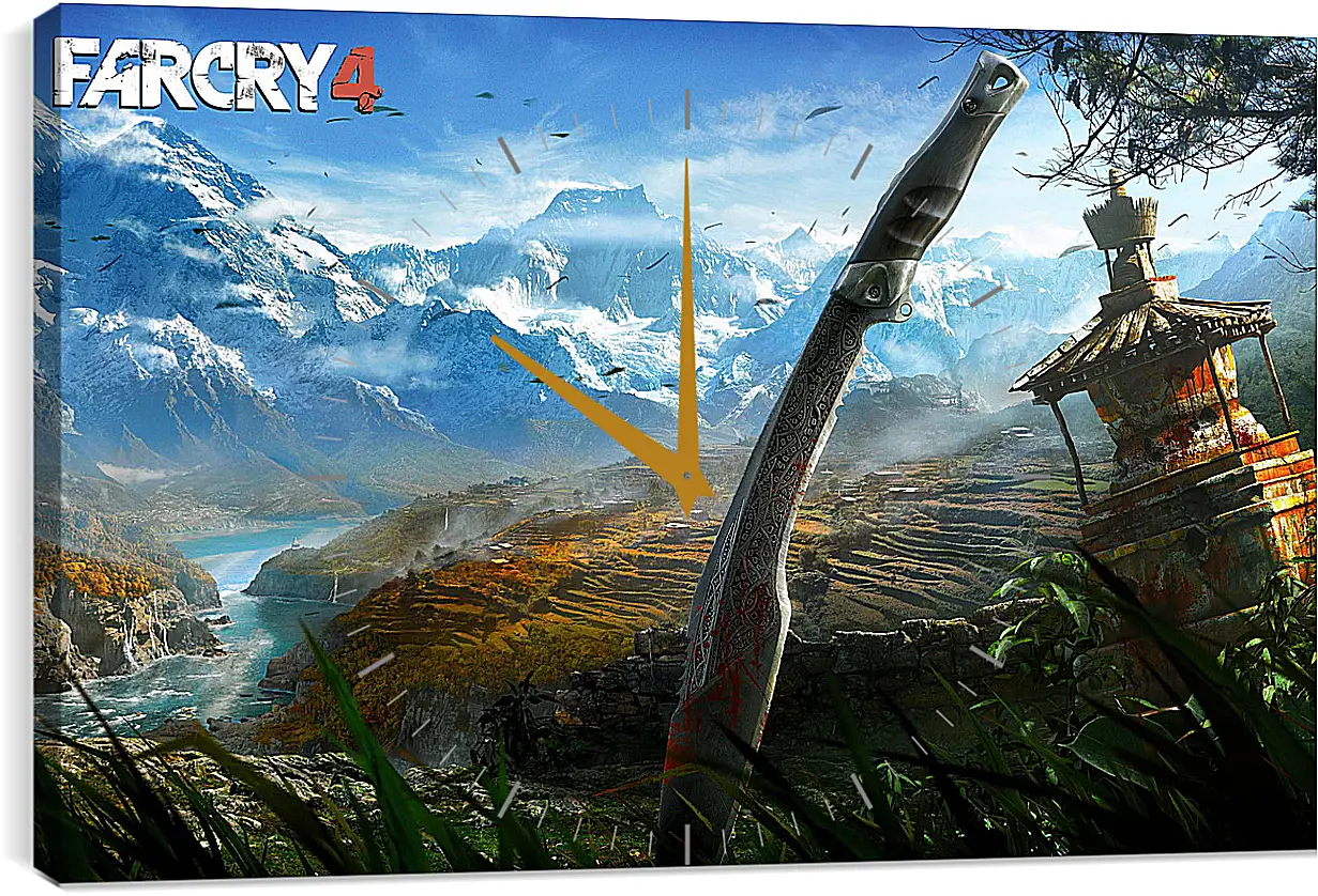 Часы картина - Far Cry 4