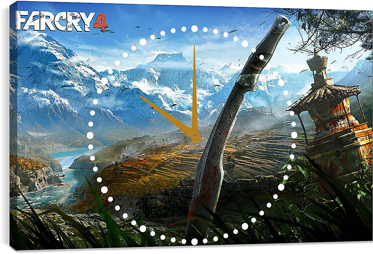 Часы картина - Far Cry 4