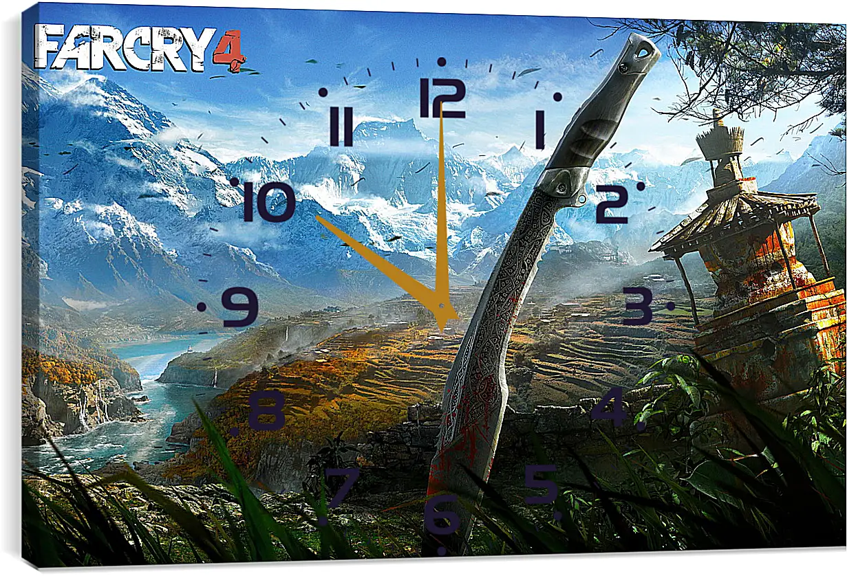 Часы картина - Far Cry 4