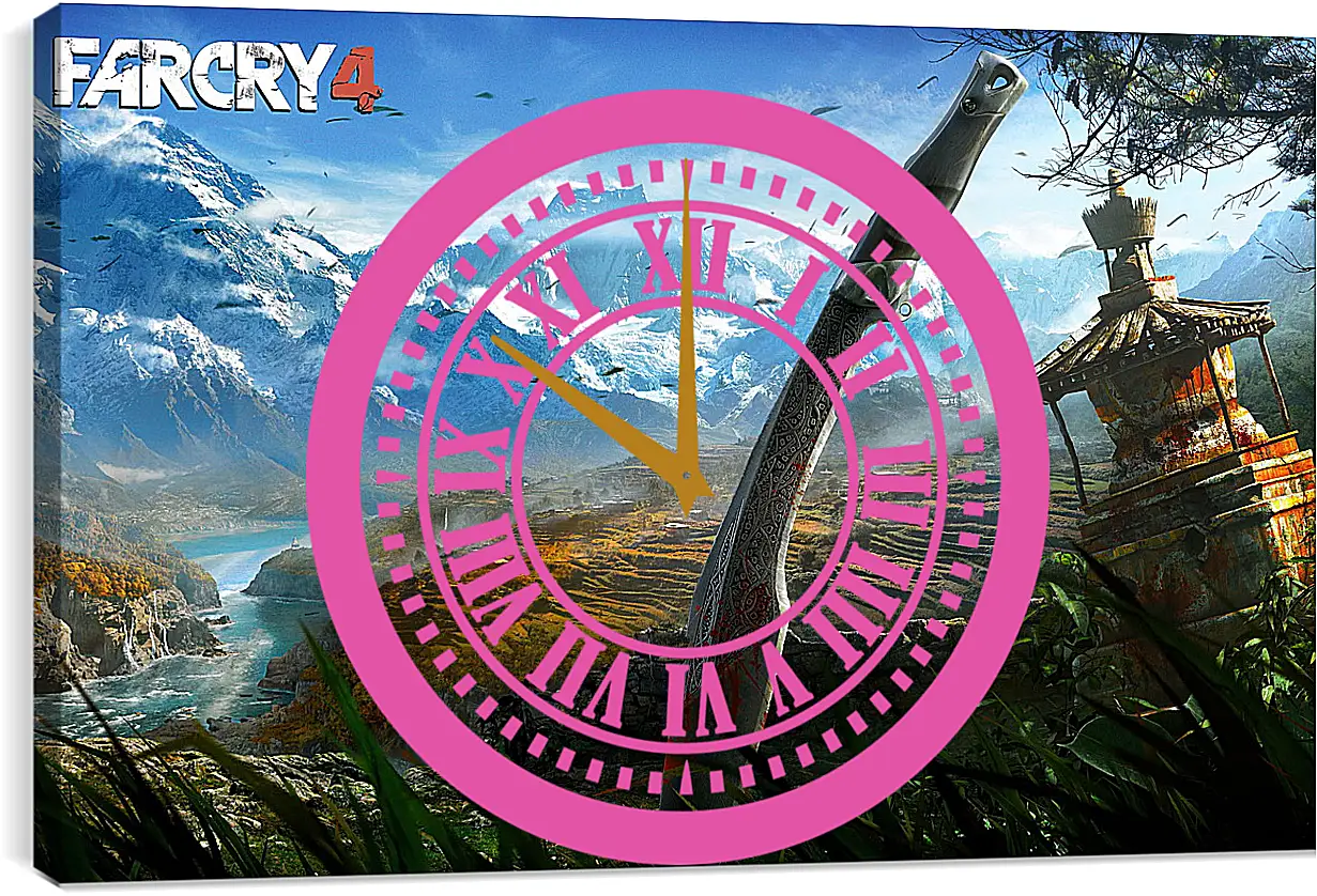 Часы картина - Far Cry 4