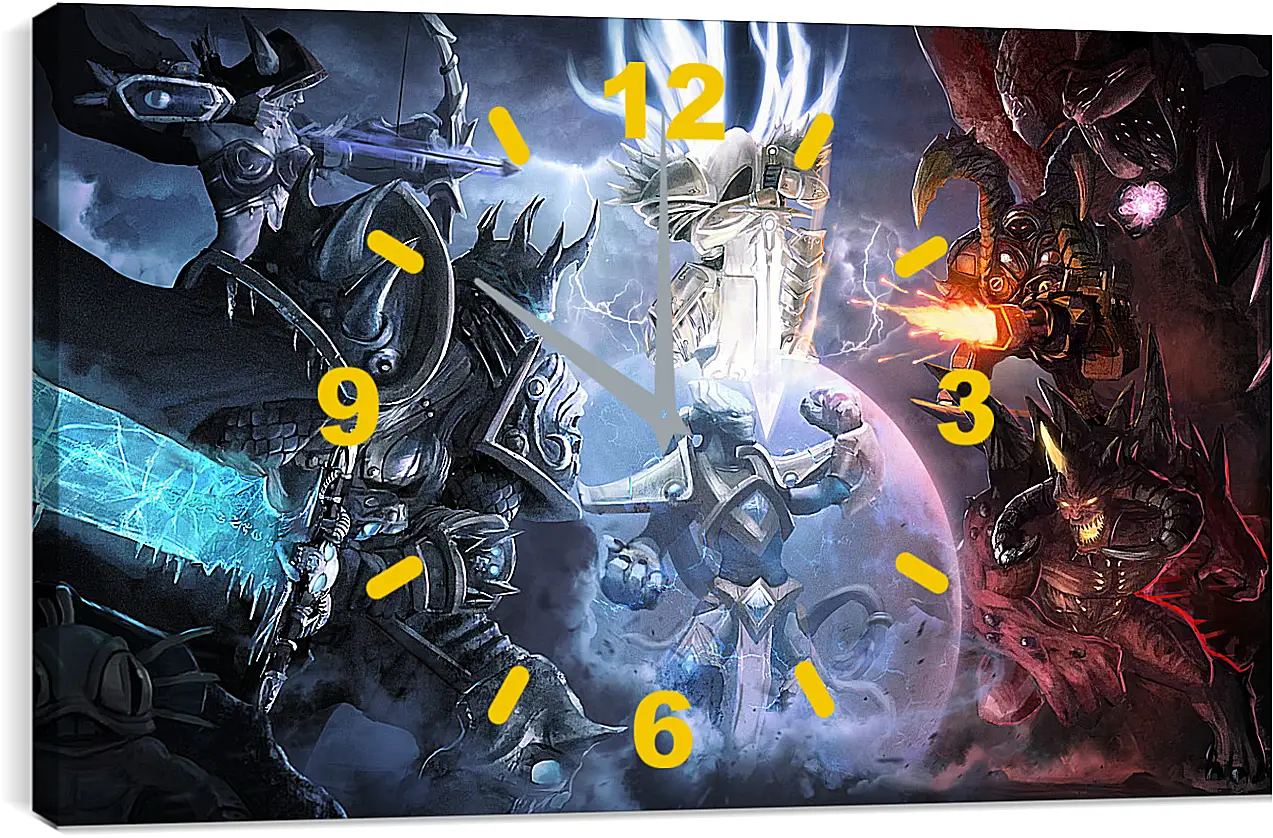 Часы картина - Heroes Of The Storm
