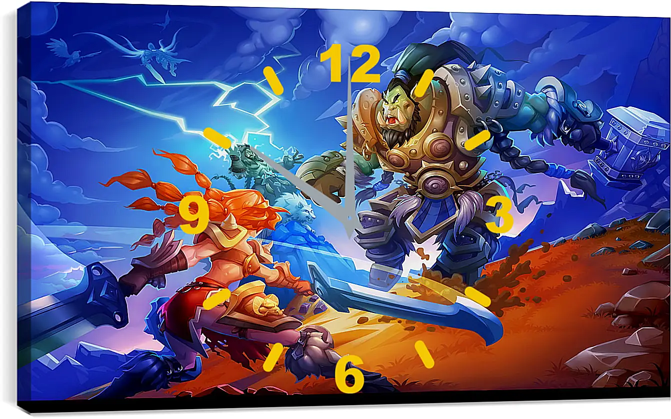 Часы картина - Heroes Of The Storm
