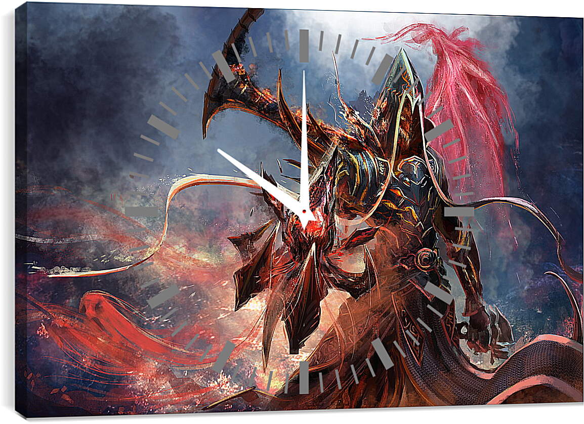 Часы картина - Diablo III: Reaper Of Souls
