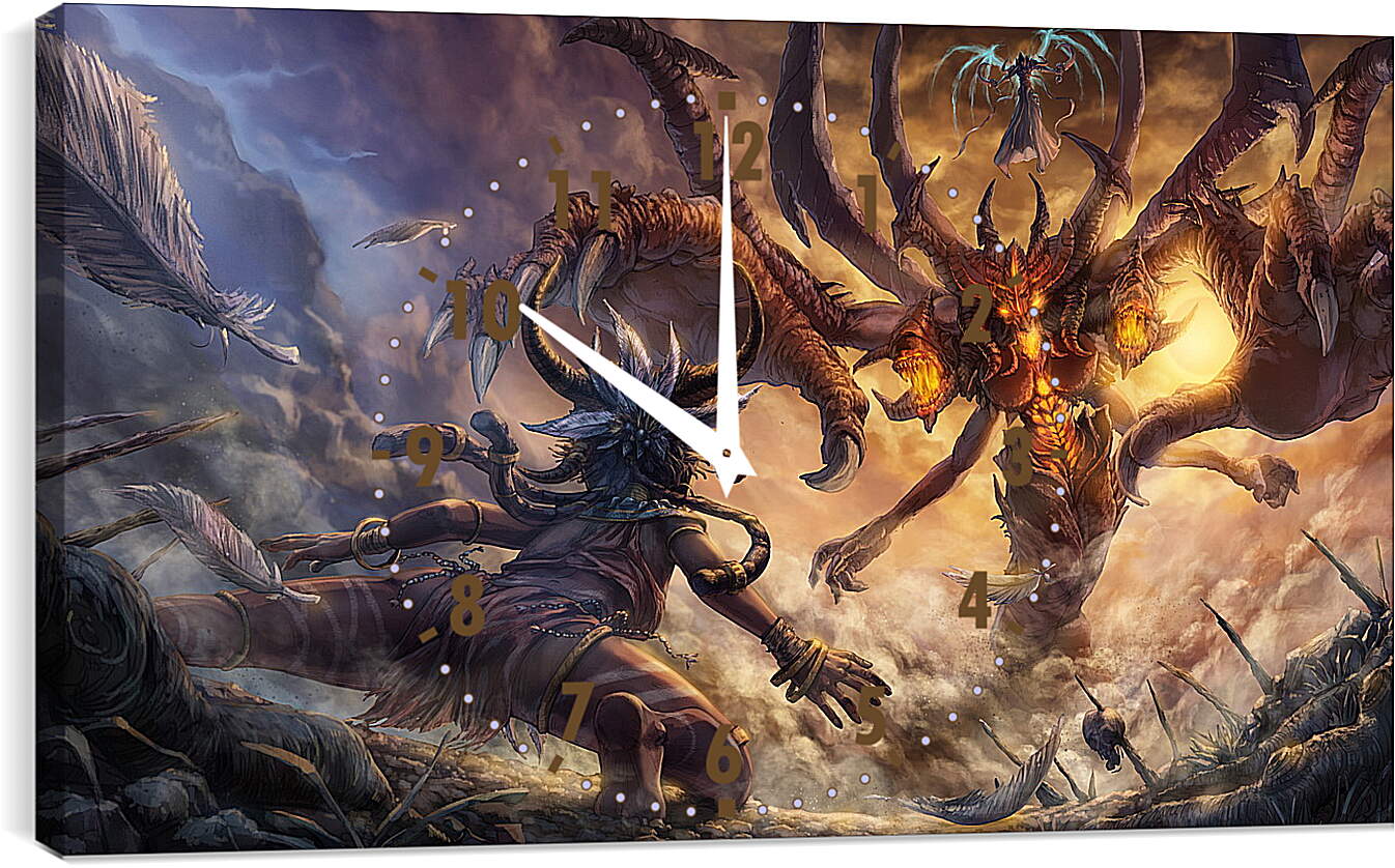 Часы картина - Diablo III: Reaper Of Souls