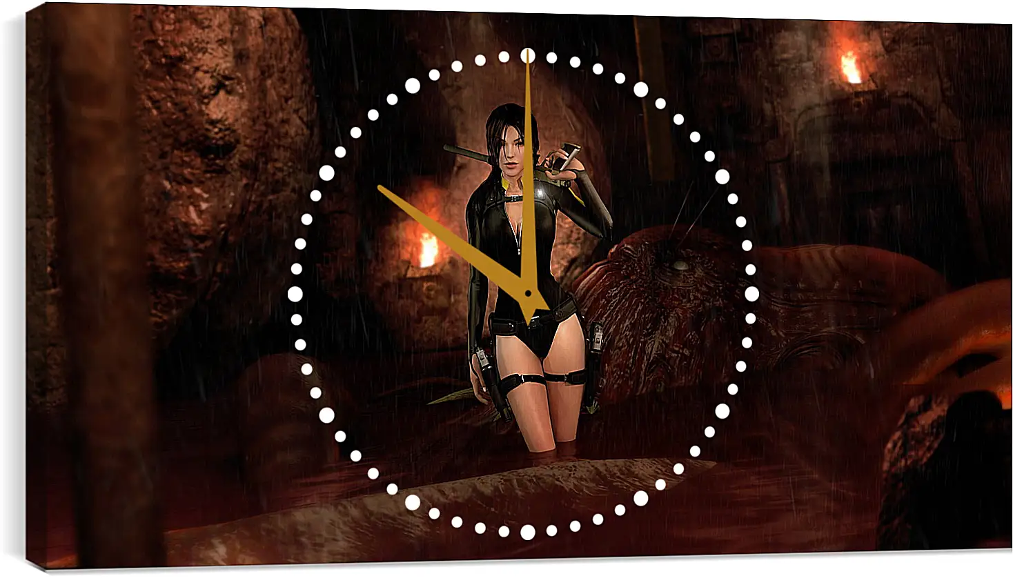 Часы картина - Tomb Raider: Underworld