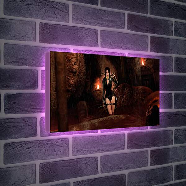 Лайтбокс световая панель - Tomb Raider: Underworld