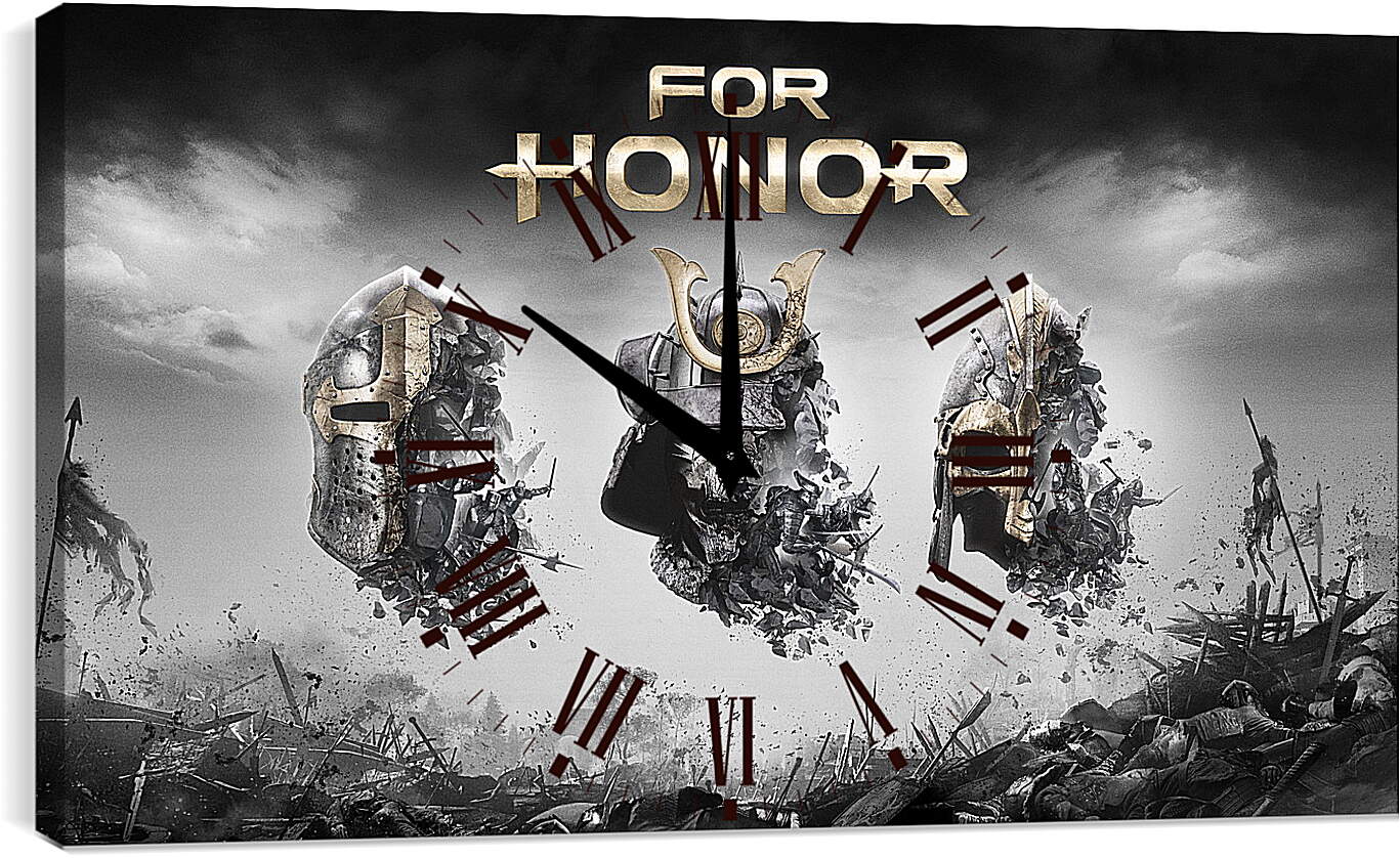 Часы картина - For Honor
