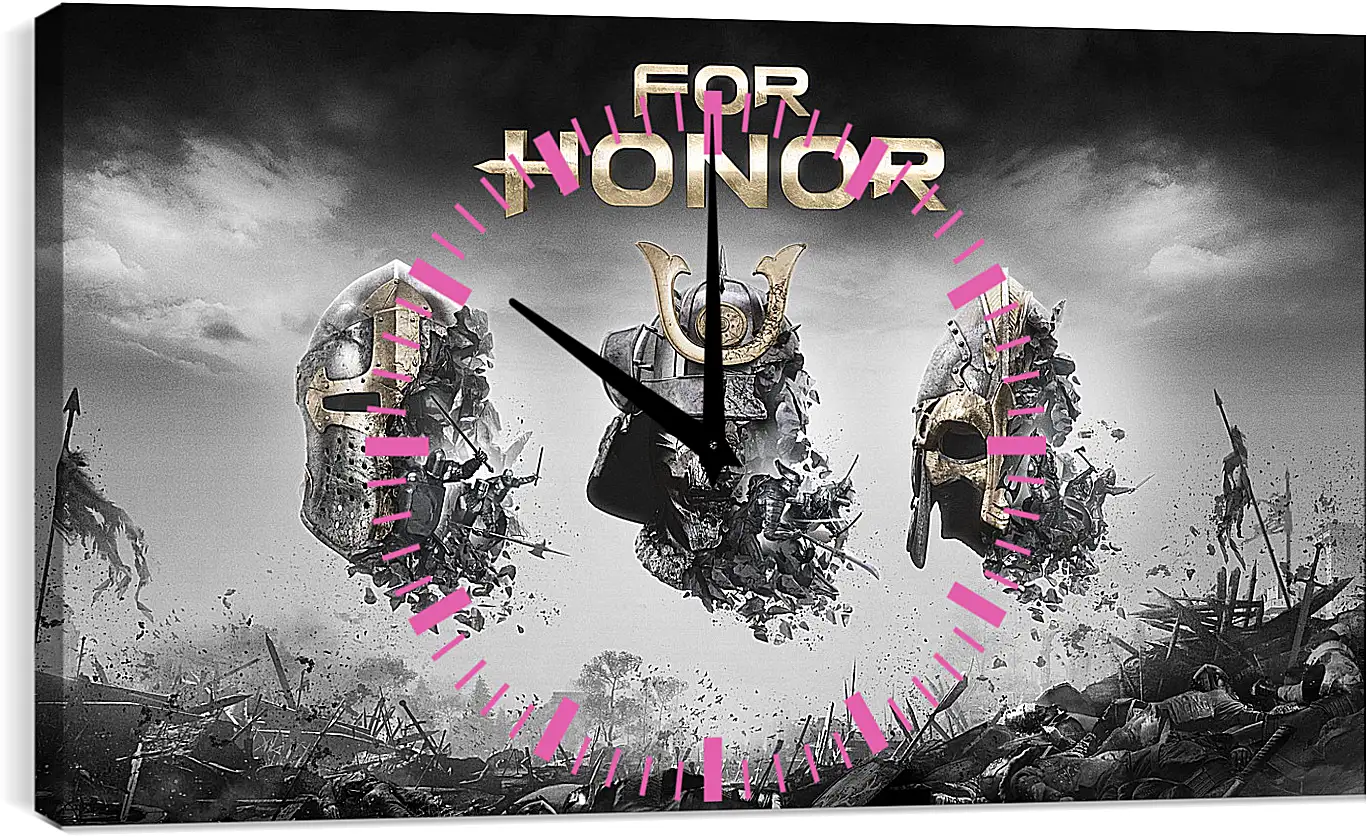 Часы картина - For Honor
