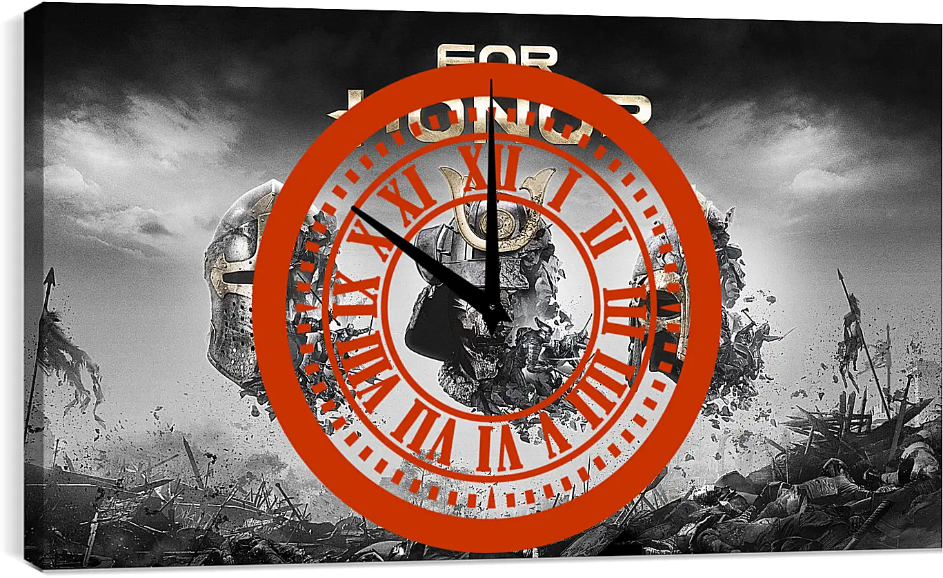 Часы картина - For Honor
