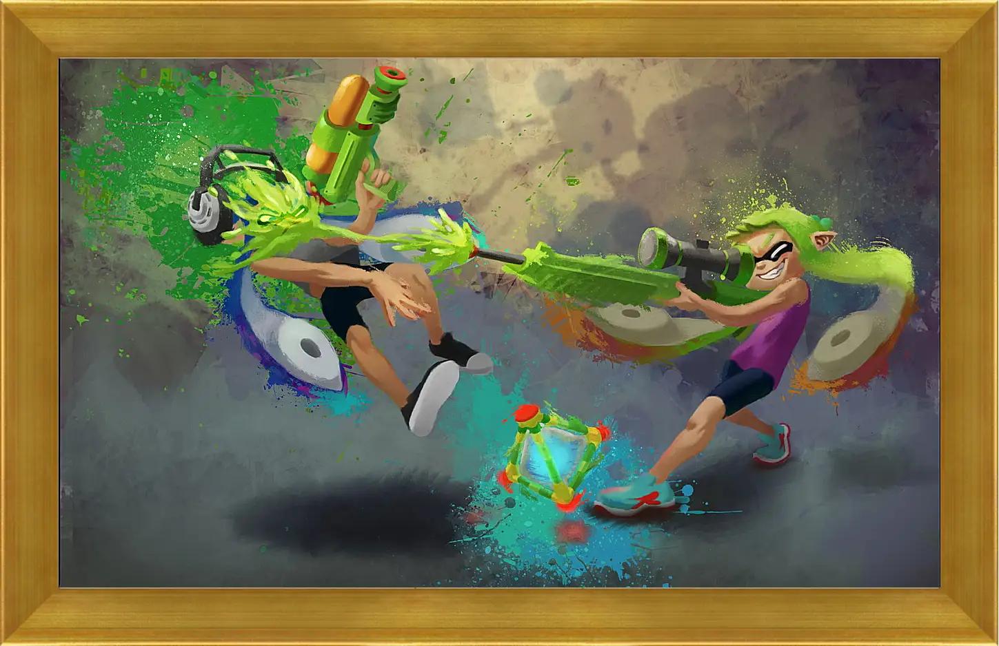 Картина в раме - Splatoon
