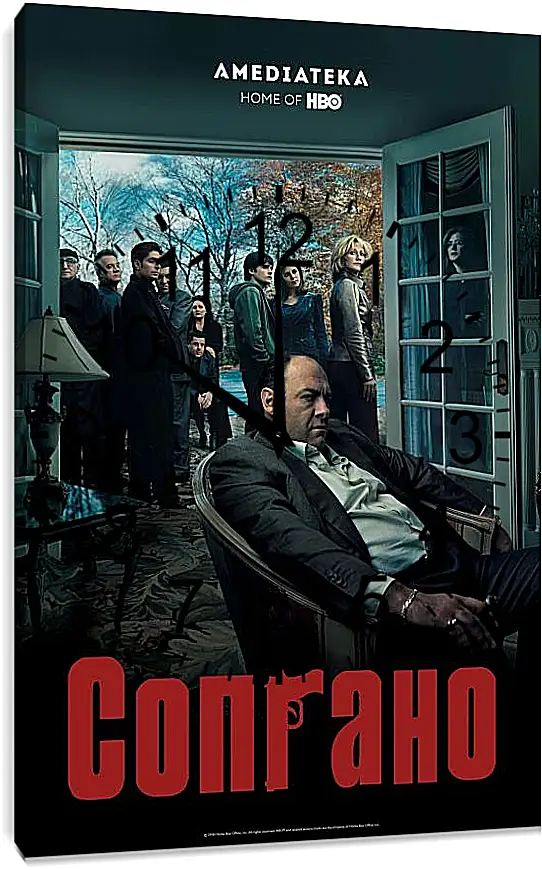 Часы картина - Клан Сопрано. The Sopranos