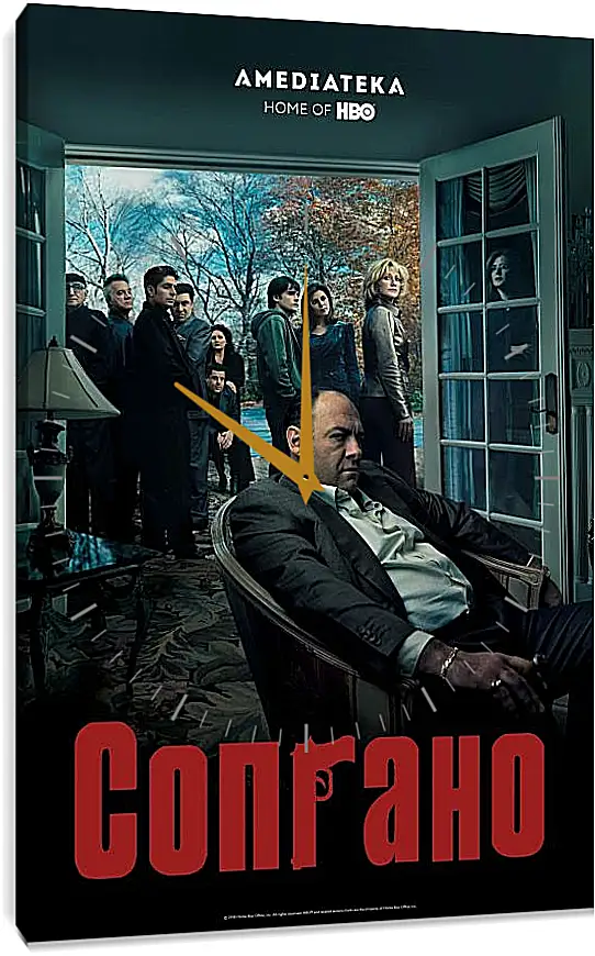 Часы картина - Клан Сопрано. The Sopranos