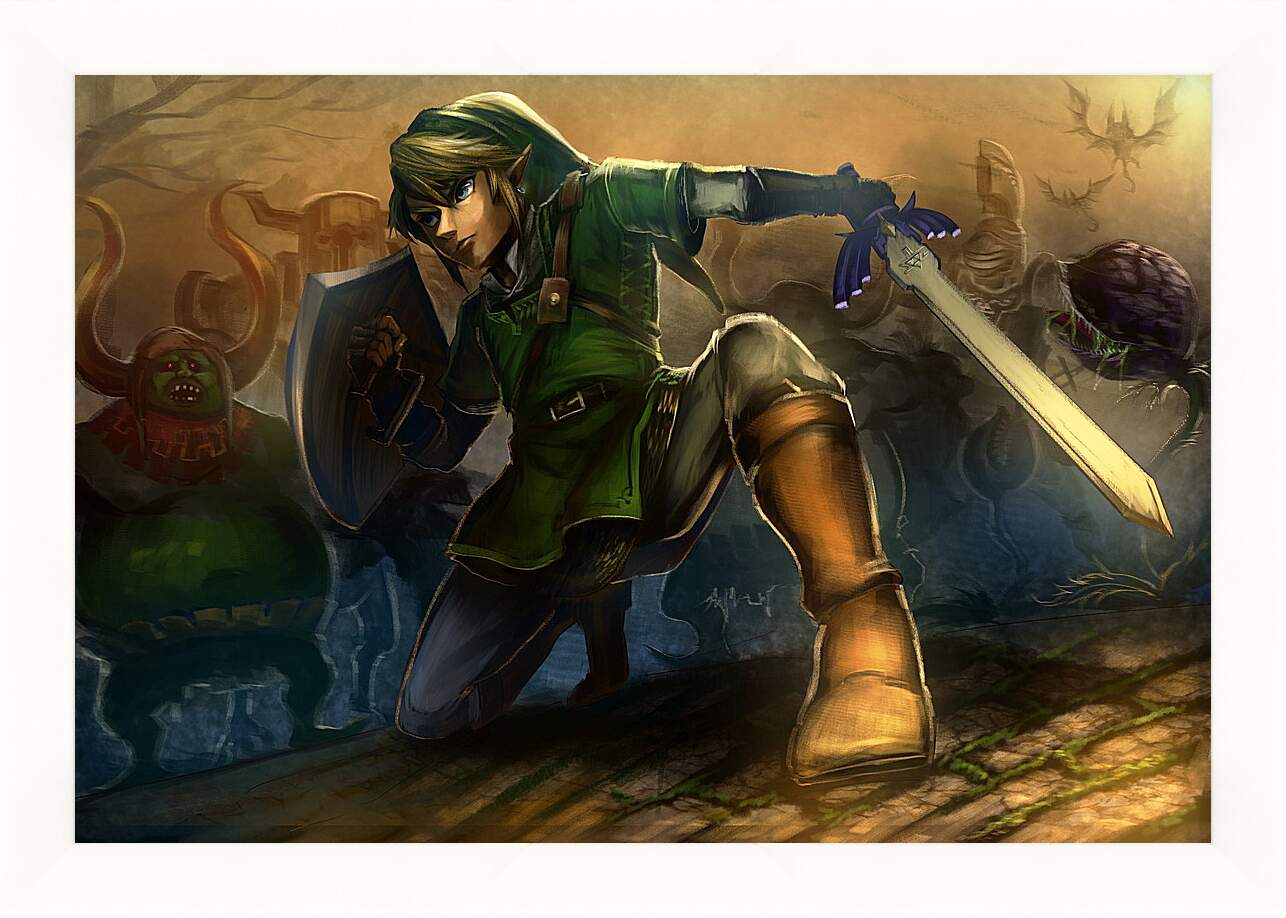 Картина в раме - The Legend Of Zelda Wii U
