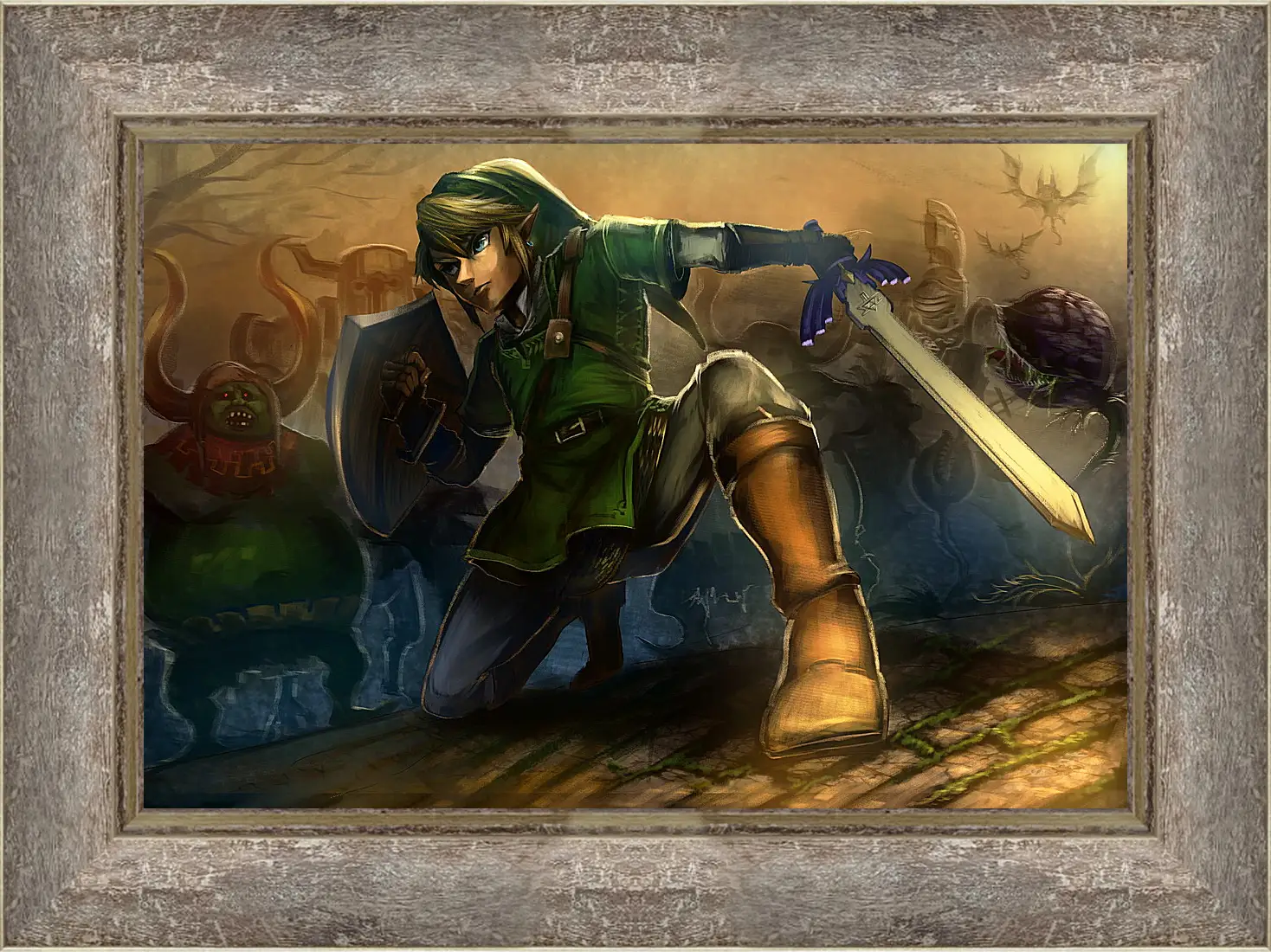 Картина в раме - The Legend Of Zelda Wii U
