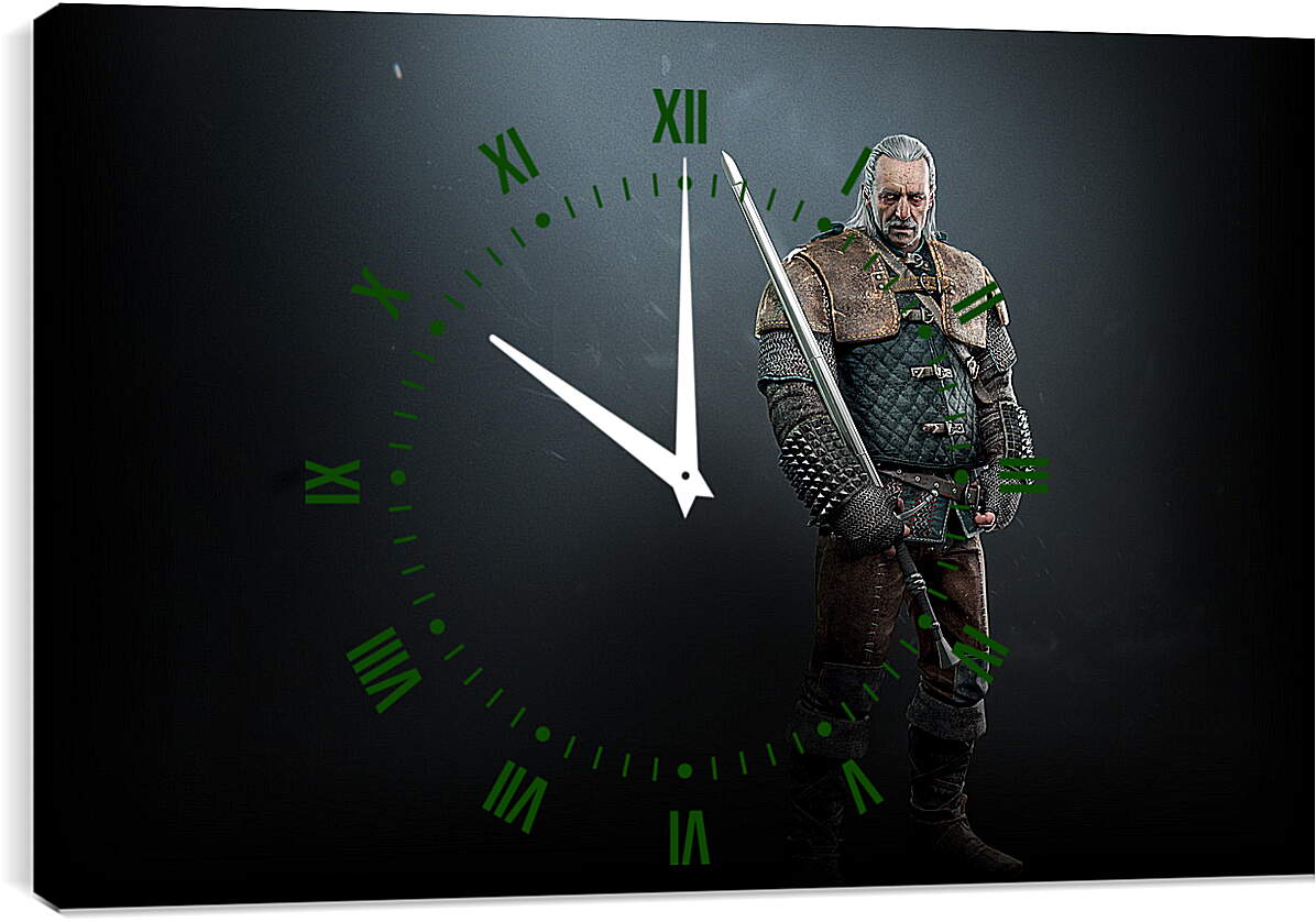 Часы картина - The Witcher 3: Wild Hunt (Ведьмак), Весемир