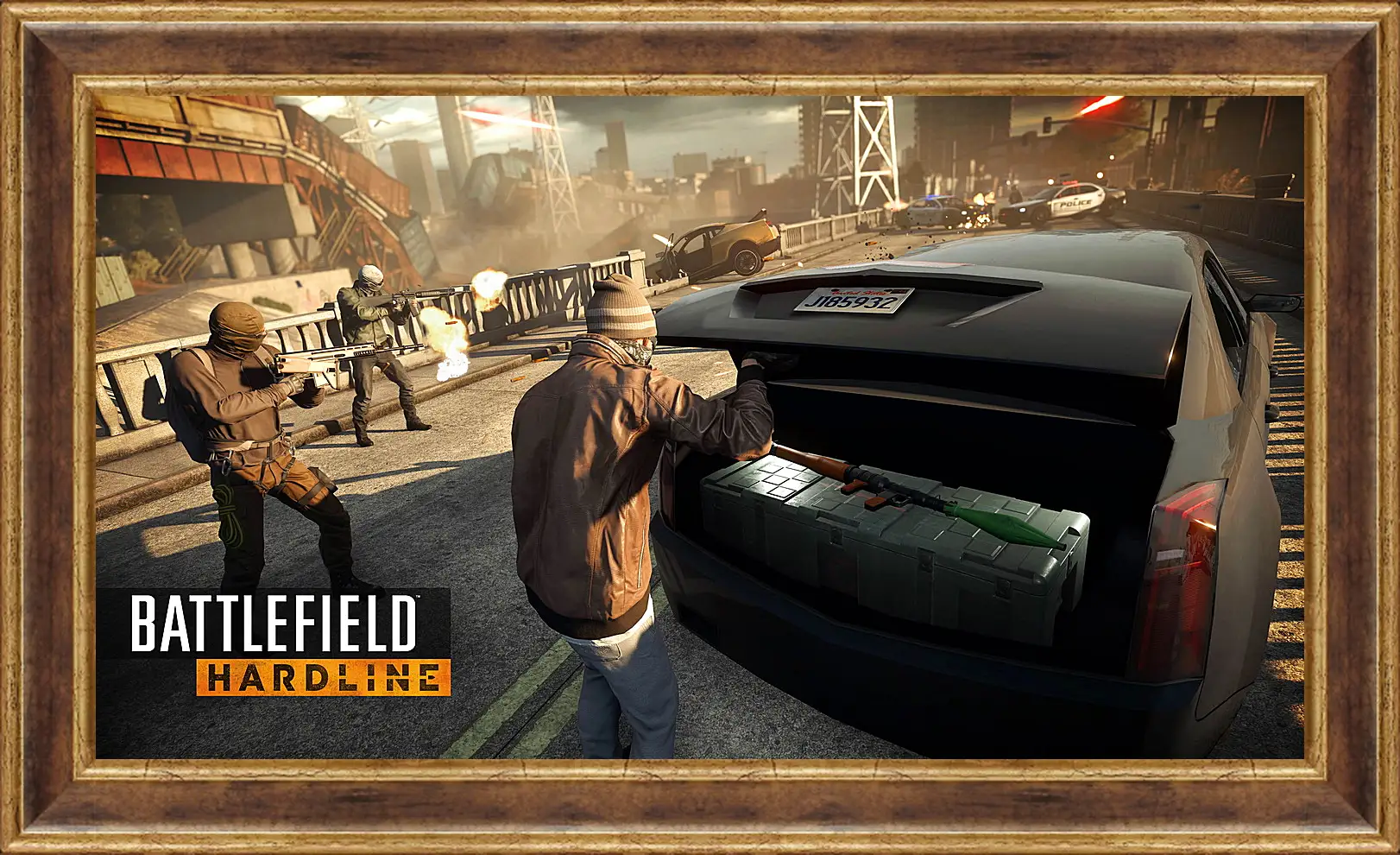 Картина в раме - Battlefield: Hardline