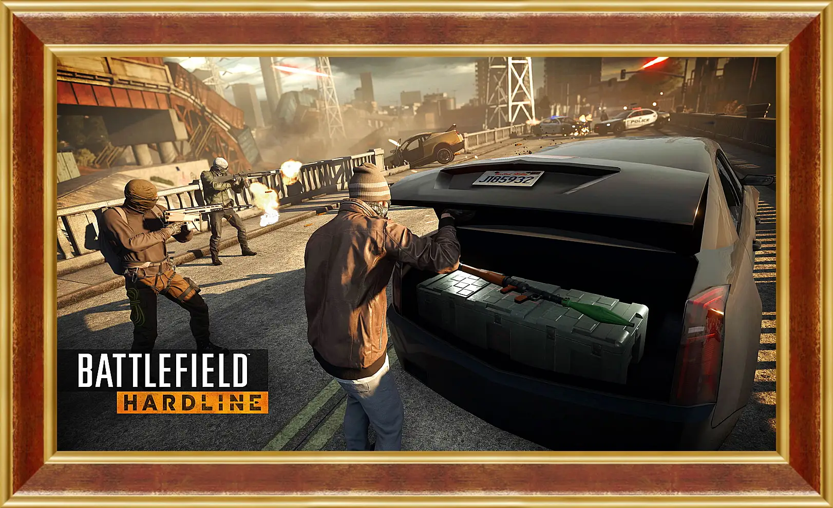 Картина в раме - Battlefield: Hardline