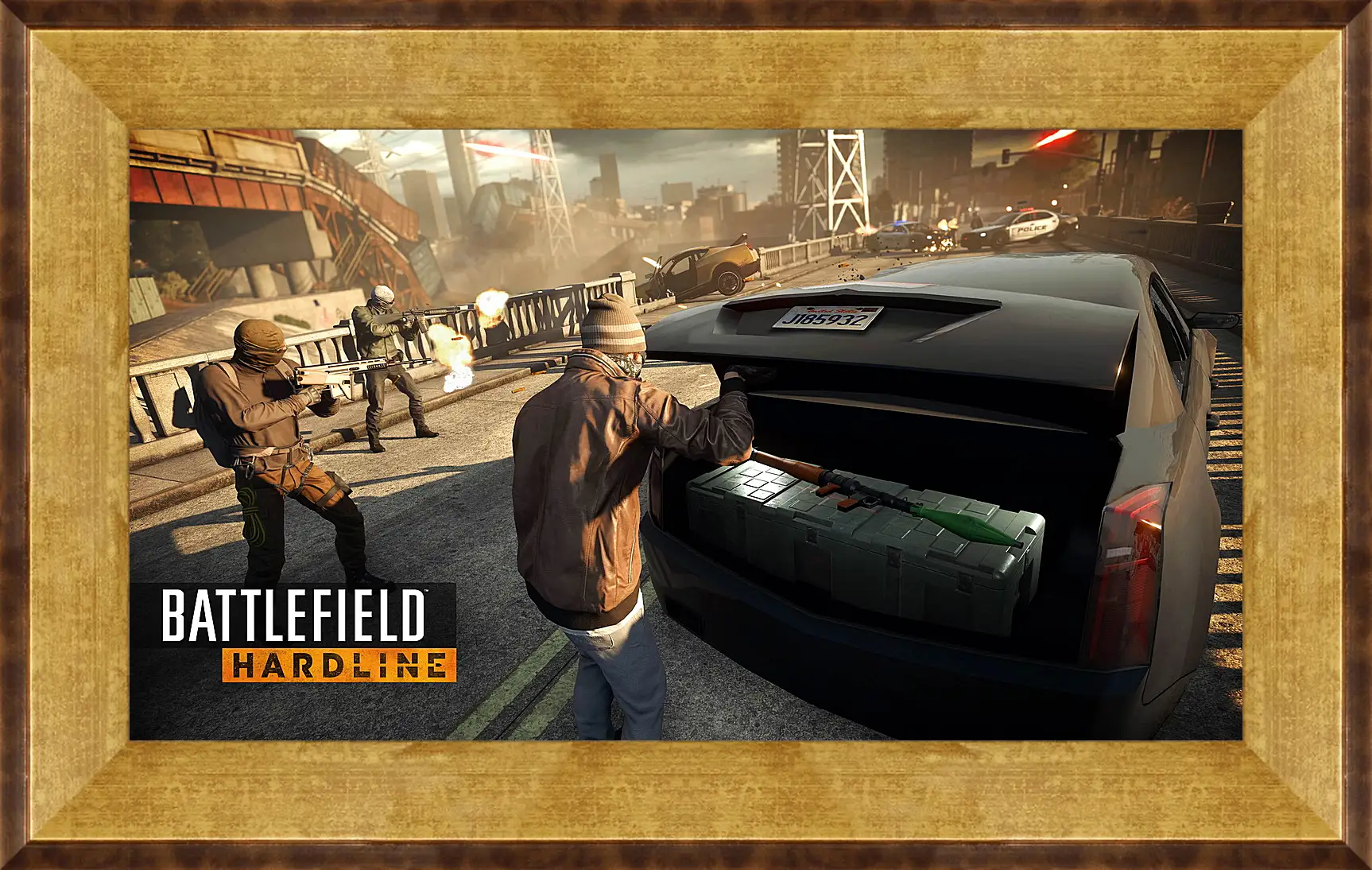 Картина в раме - Battlefield: Hardline