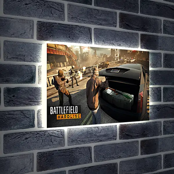 Лайтбокс световая панель - Battlefield: Hardline