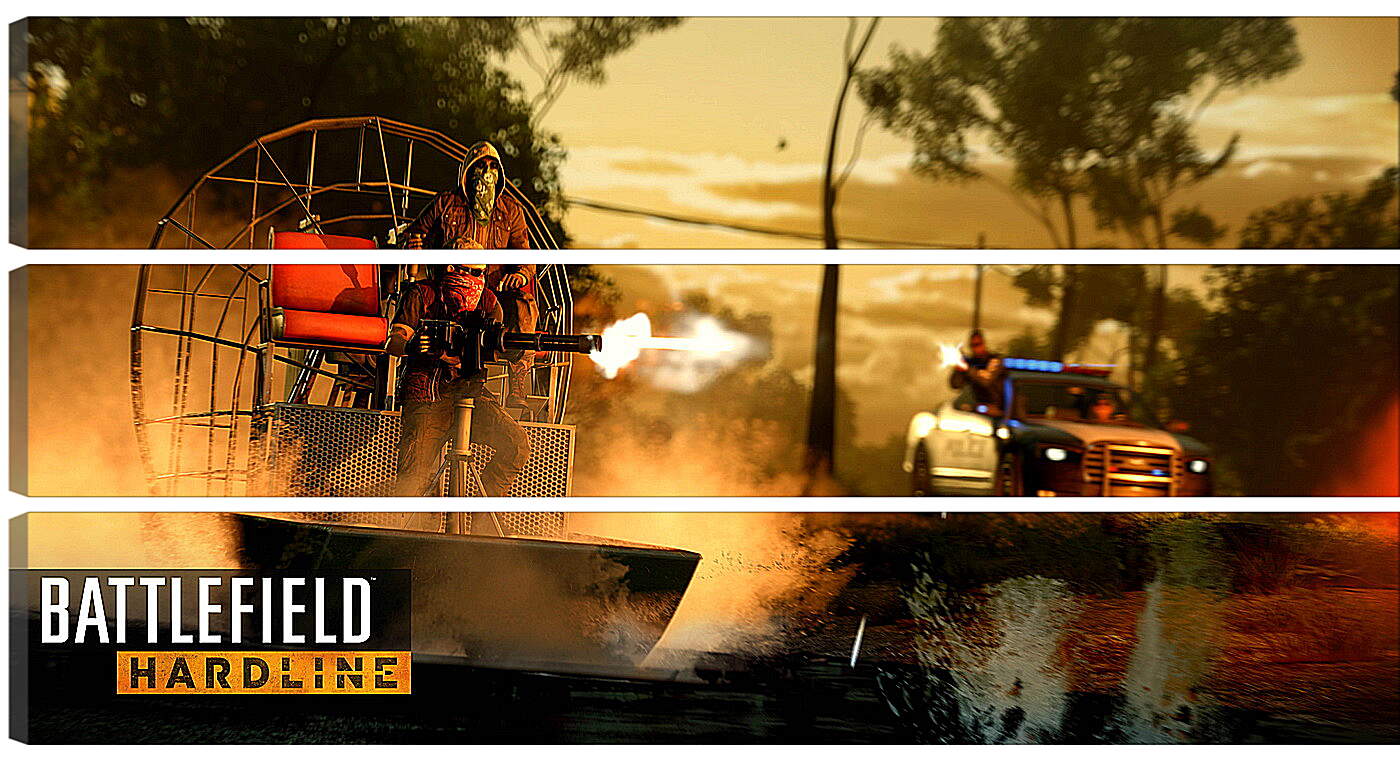 Модульная картина - Battlefield: Hardline