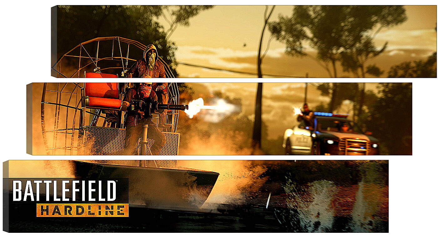 Модульная картина - Battlefield: Hardline