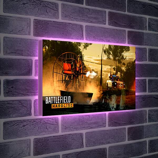 Лайтбокс световая панель - Battlefield: Hardline