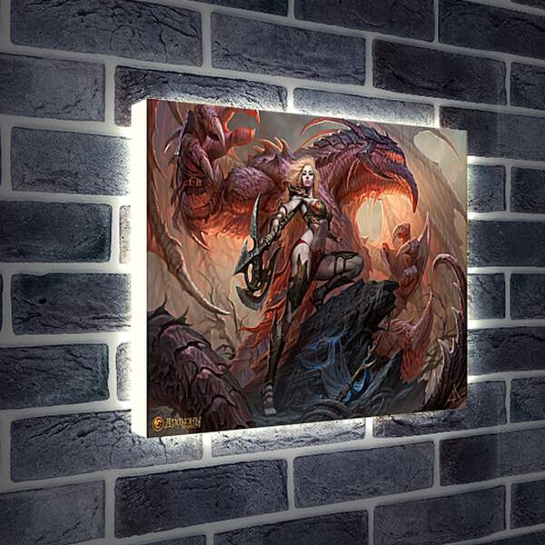 Лайтбокс световая панель - Dragons Of Eternity
