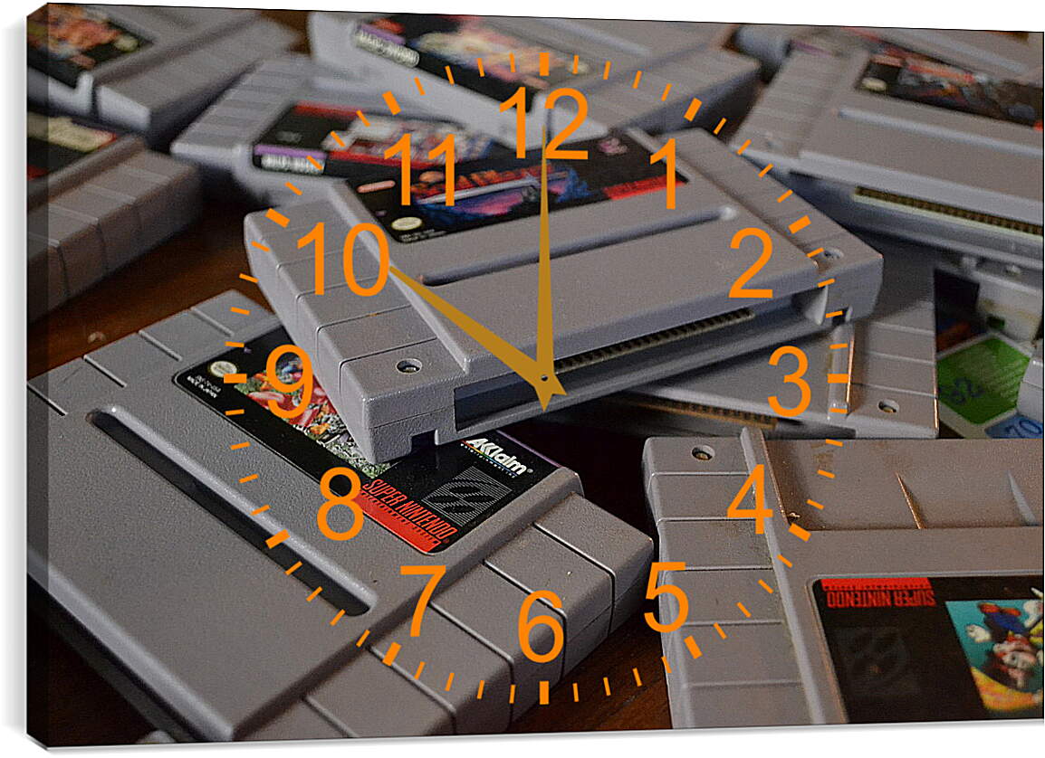 Часы картина - Super Nintendo
