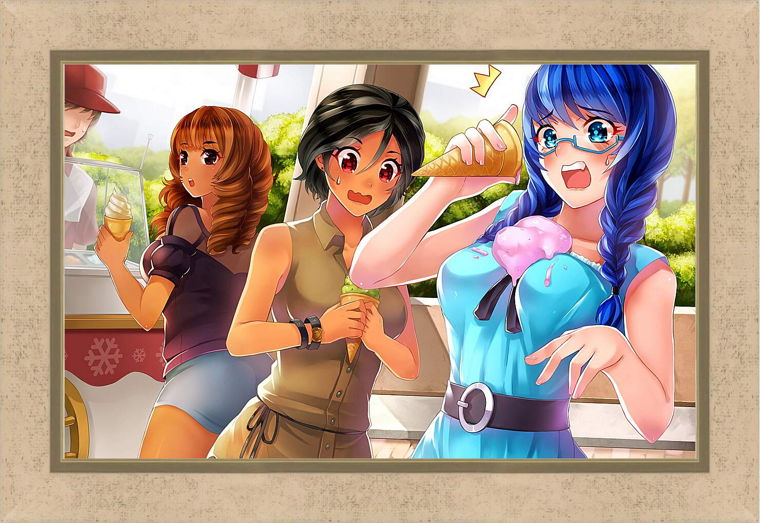 Картина в раме - HuniePop
