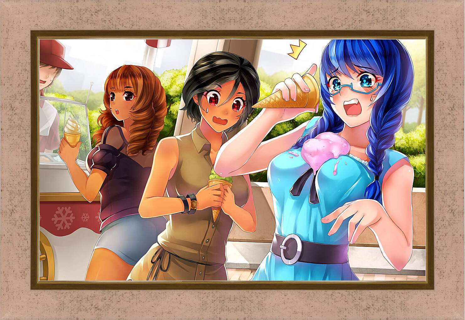 Картина в раме - HuniePop
