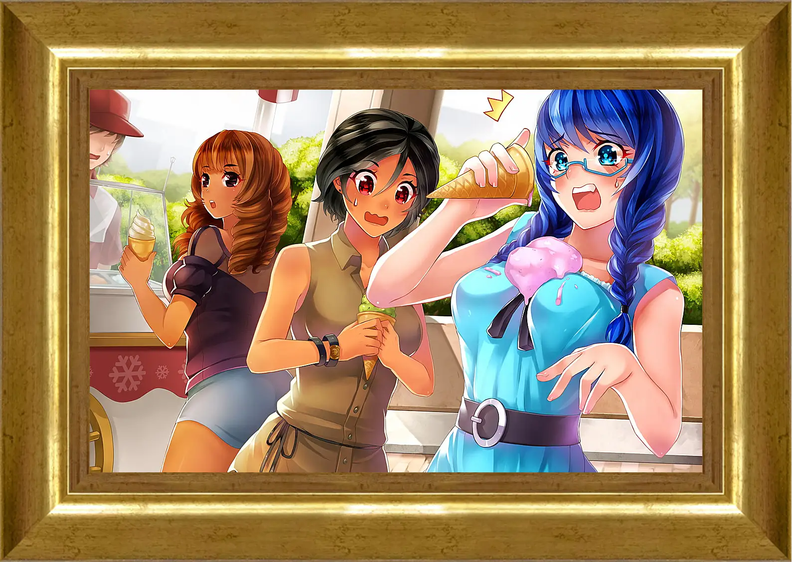 Картина в раме - HuniePop
