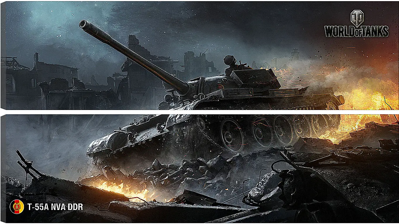 Модульная картина - World Of Tanks