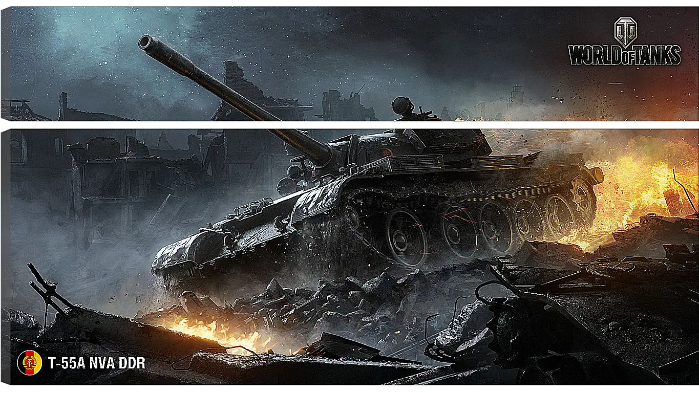 Модульная картина - World Of Tanks