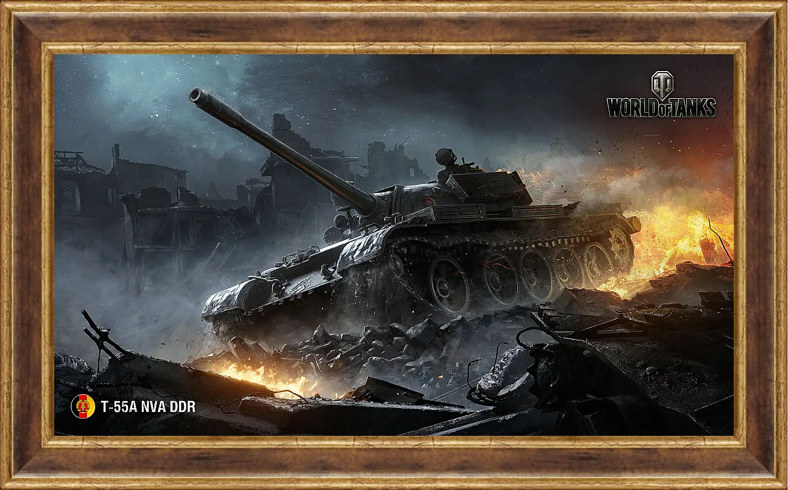 Картина в раме - World Of Tanks