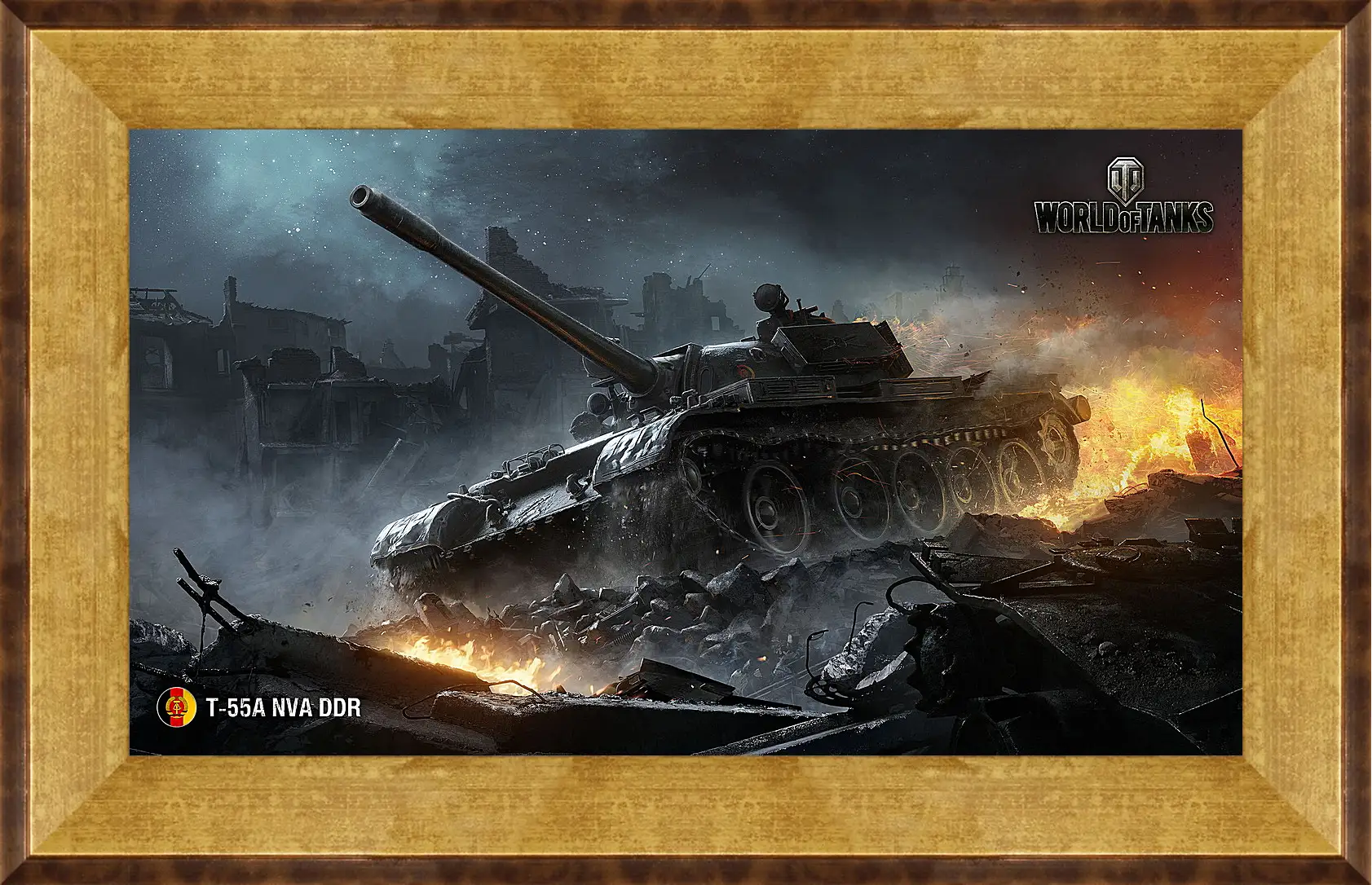 Картина в раме - World Of Tanks