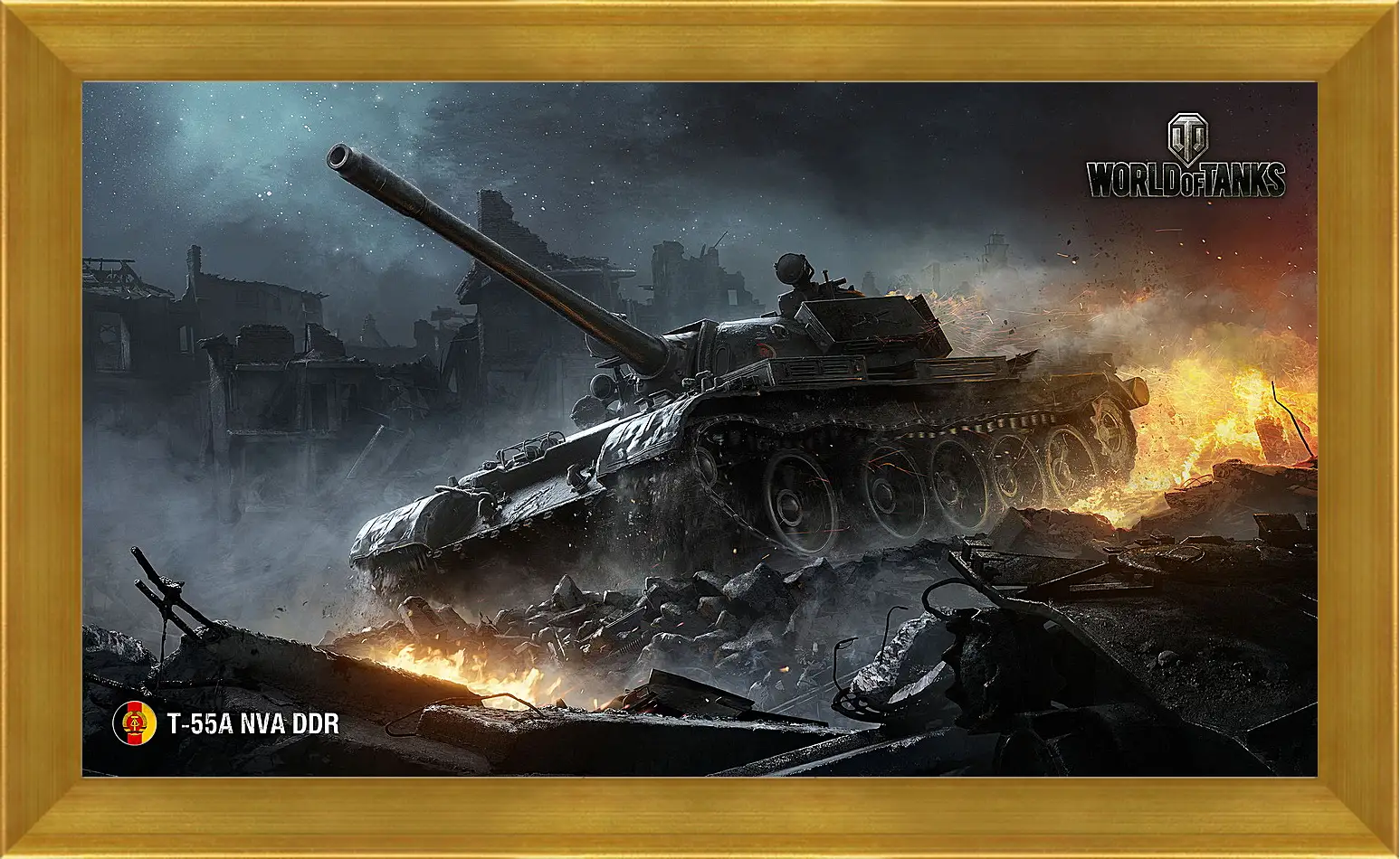 Картина в раме - World Of Tanks