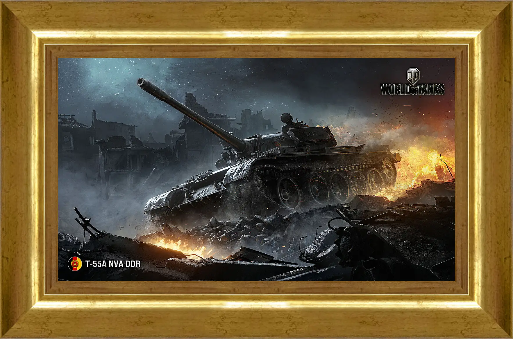 Картина в раме - World Of Tanks