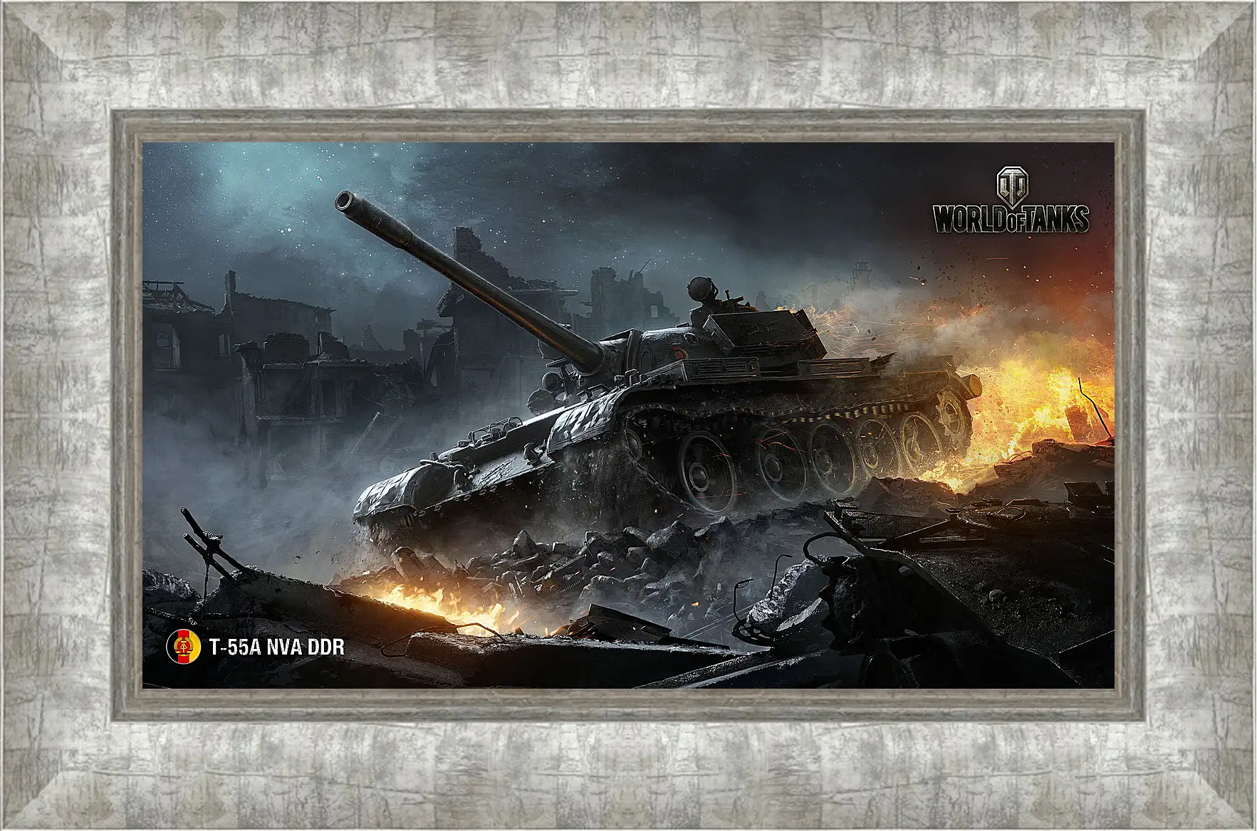 Картина в раме - World Of Tanks