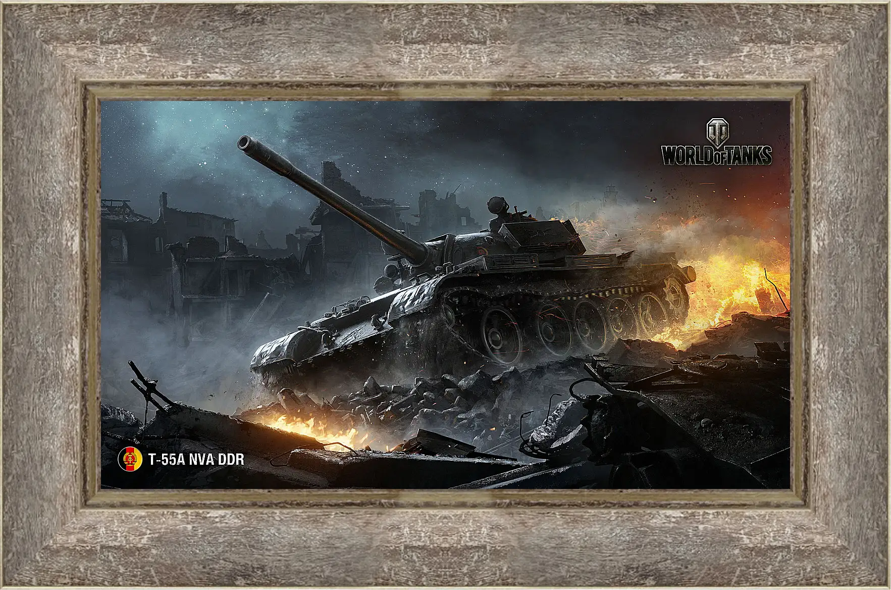Картина в раме - World Of Tanks