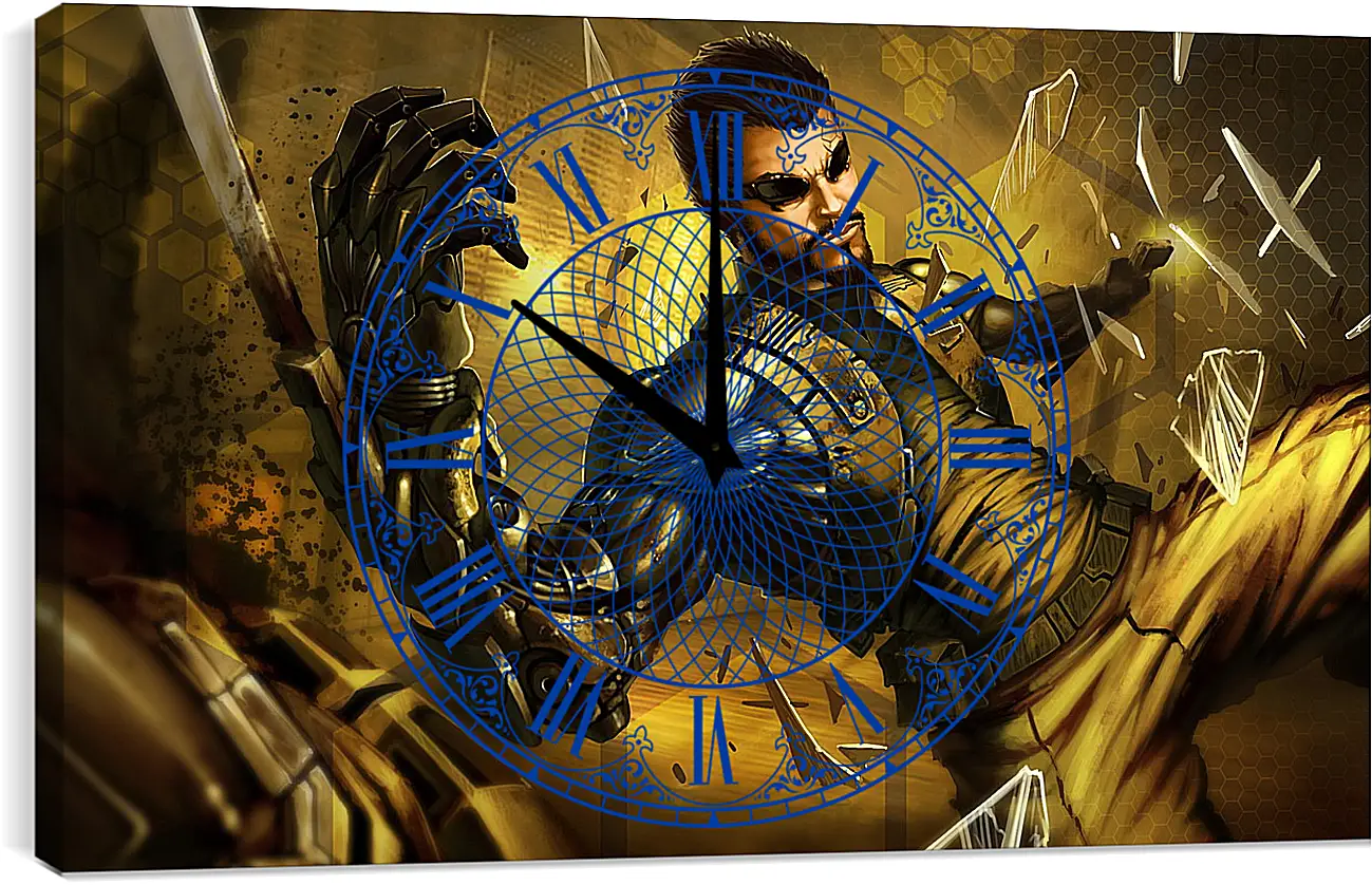 Часы картина - Deus Ex: Human Revolution
