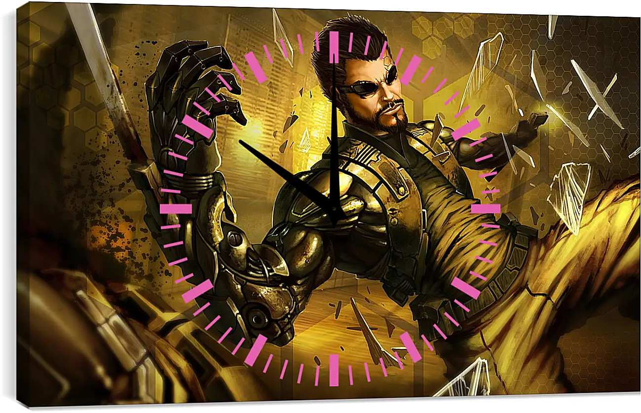 Часы картина - Deus Ex: Human Revolution
