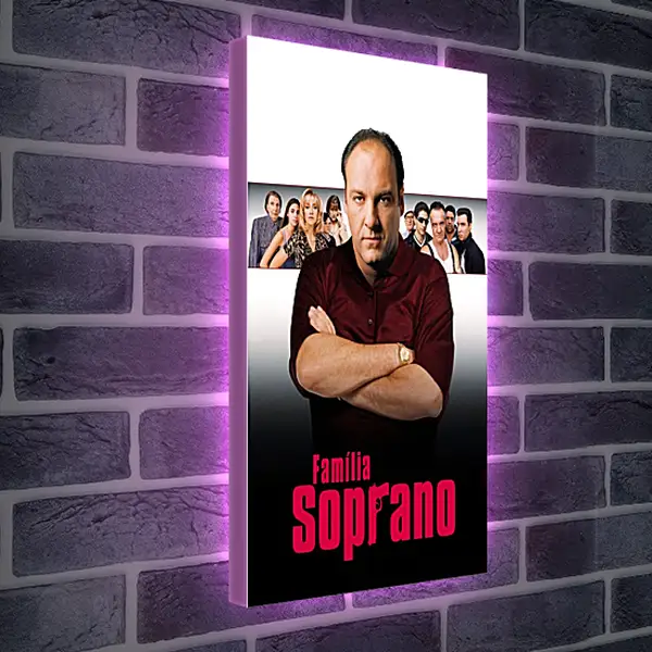 Лайтбокс световая панель - Клан Сопрано. The Sopranos