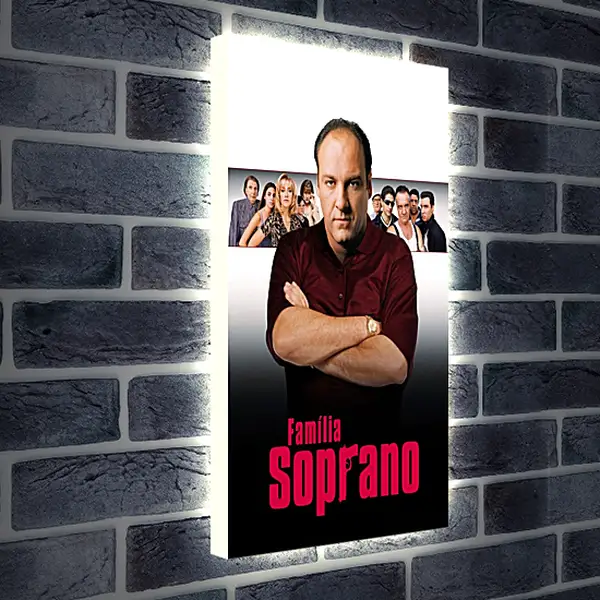 Лайтбокс световая панель - Клан Сопрано. The Sopranos