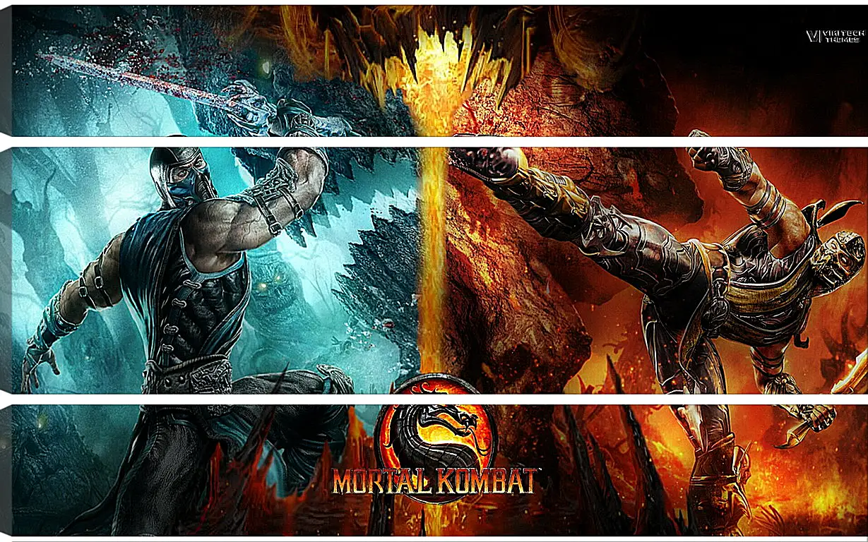 Модульная картина - Mortal  Kombat