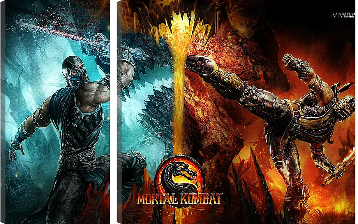 Модульная картина - Mortal  Kombat