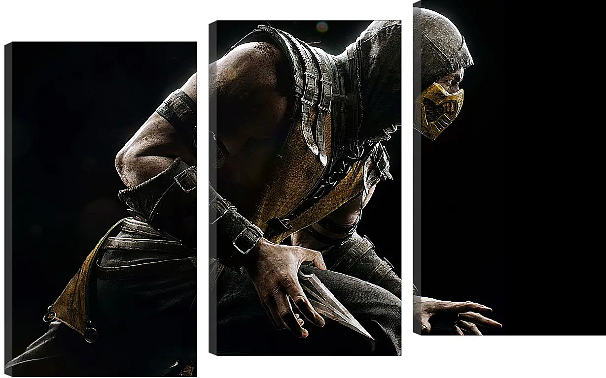 Модульная картина - Mortal Kombat X, Scorpio