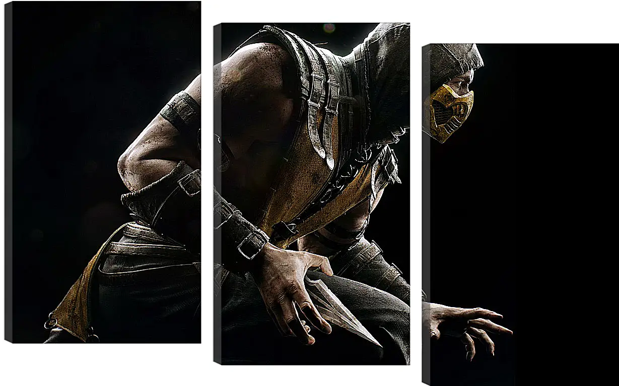 Модульная картина - Mortal Kombat X, Scorpio