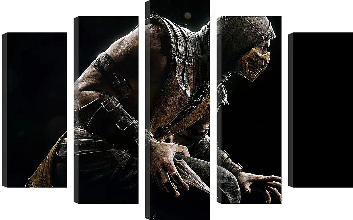 Модульная картина - Mortal Kombat X, Scorpio