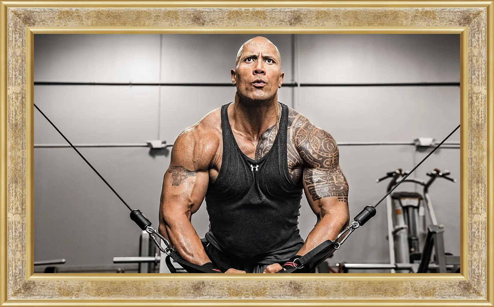 Картина в раме - Dwayne Douglas Johnson. Дуэйн Джонсон (Скала)